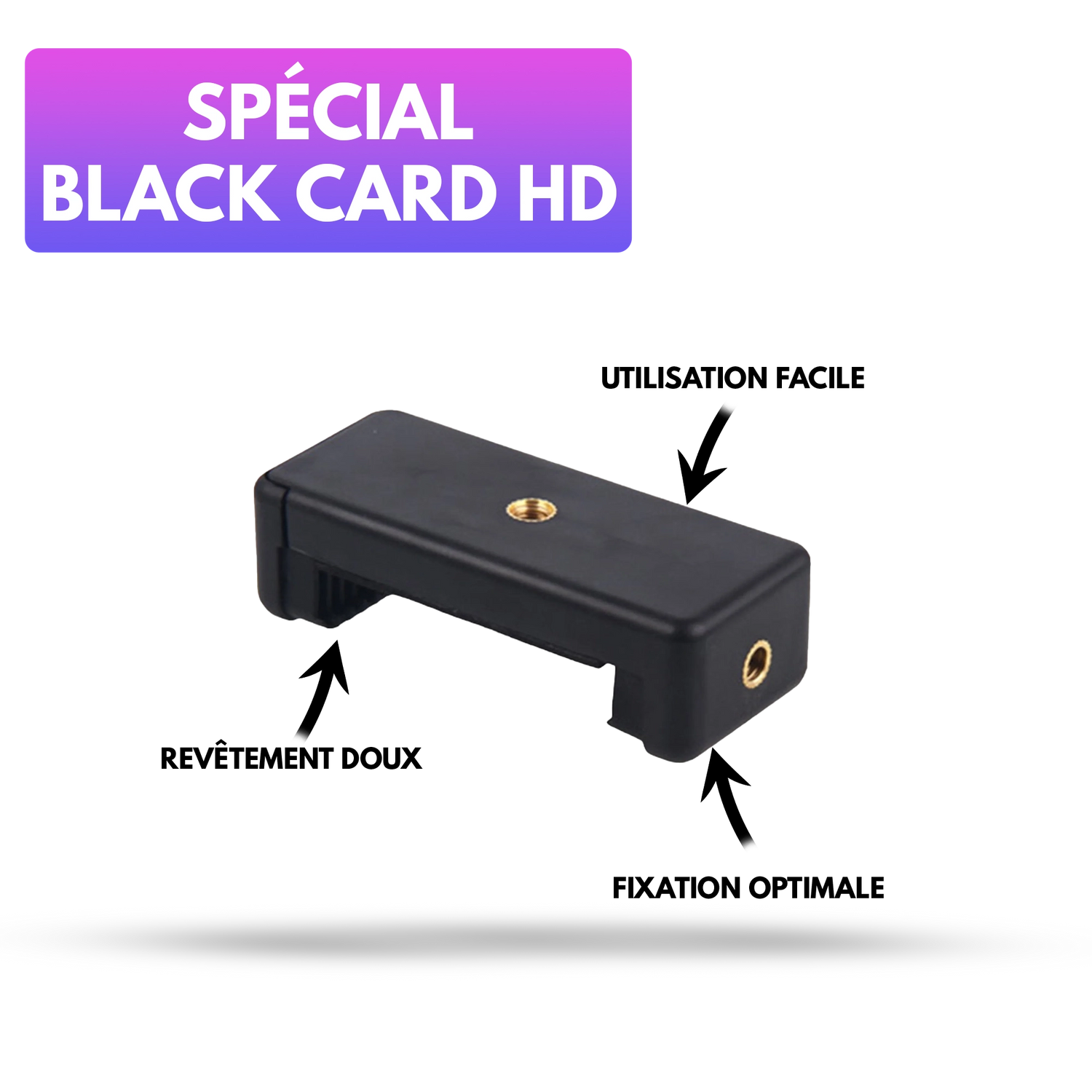 Support pour Vidéoprojecteur Portable Black Card HD Jedee's